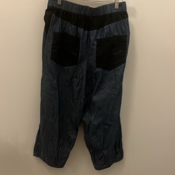 Alembika Ozai N Ku Jacket & Cropped Pants Set NWT Blue Denim Chambray Size XS - Picture 11 of 15